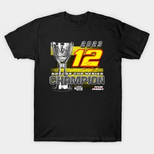 Ryan Blaney NASCAR Cup Series Champion Trophy T-Shirt